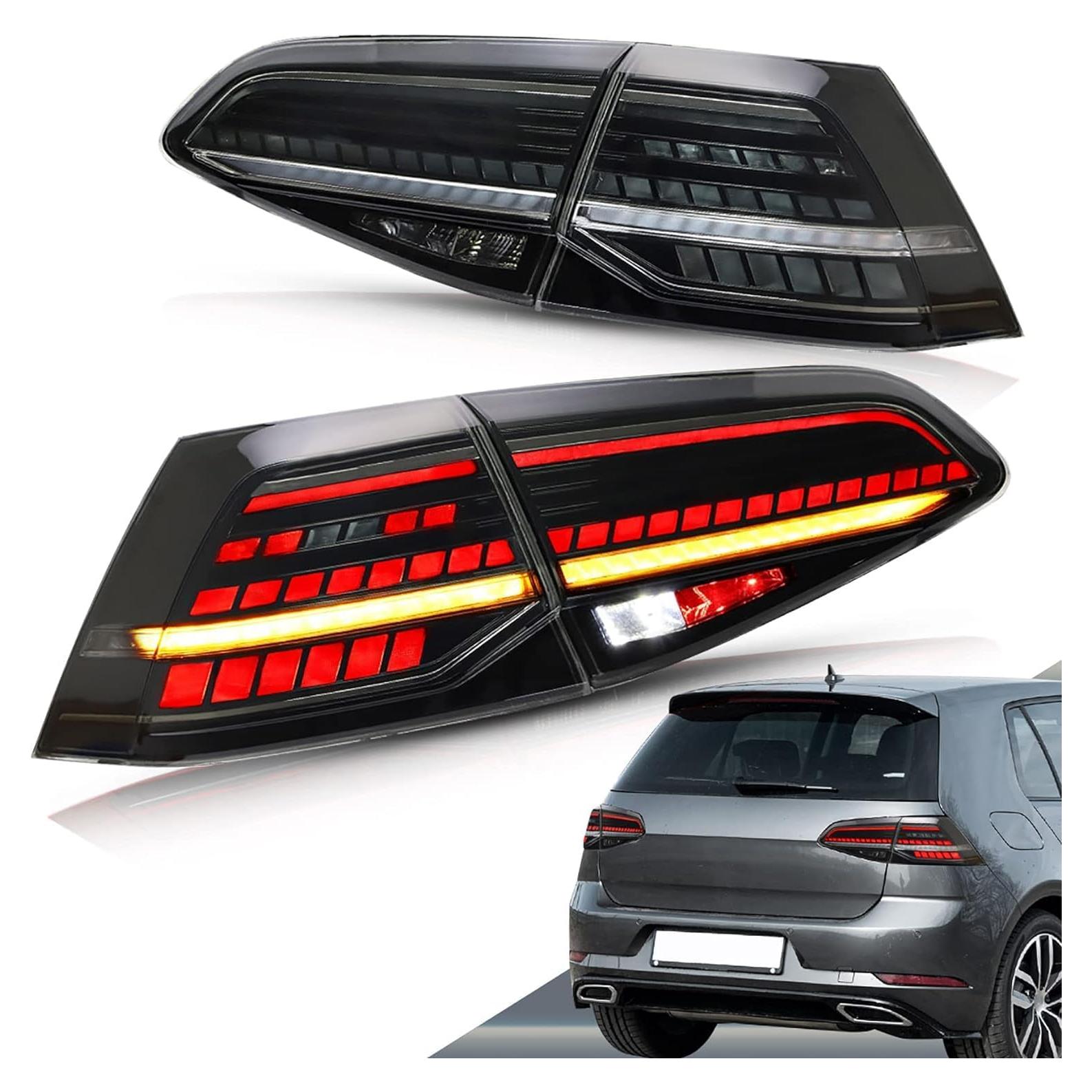 Luces Traseras VLAND Ahumadas para Golf MK7 MK7.5 2012-2020