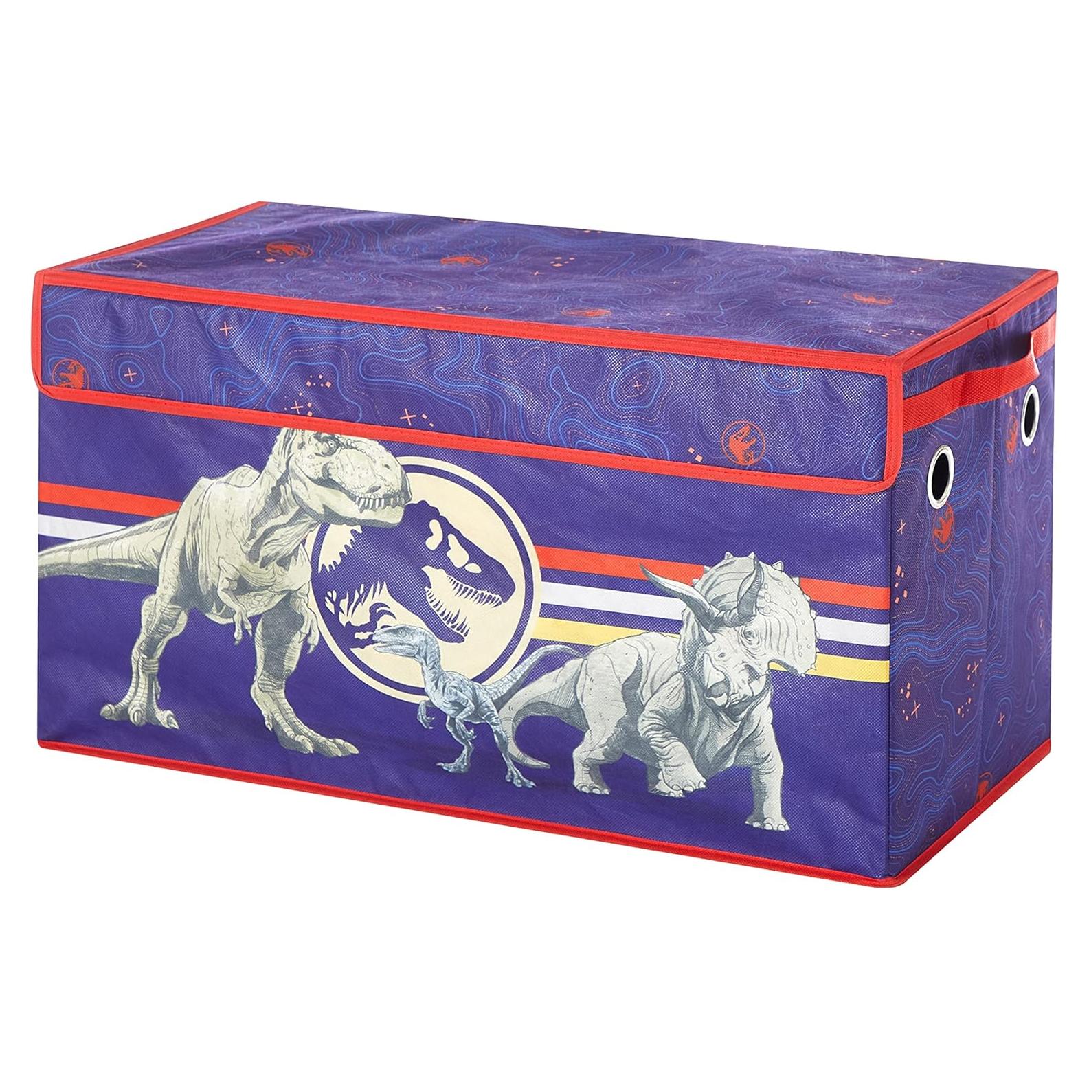Baúl de Almacenamiento Plegable Idea Nuova Jurassic World 73x37x37 cm
