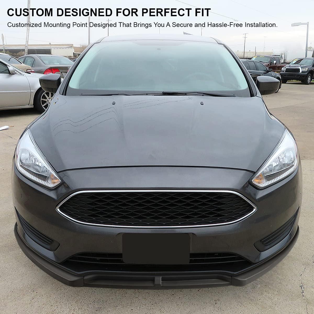 Labio de Parachoques Frontal Spec-D Negro Mate Ford Focus 2015-2018