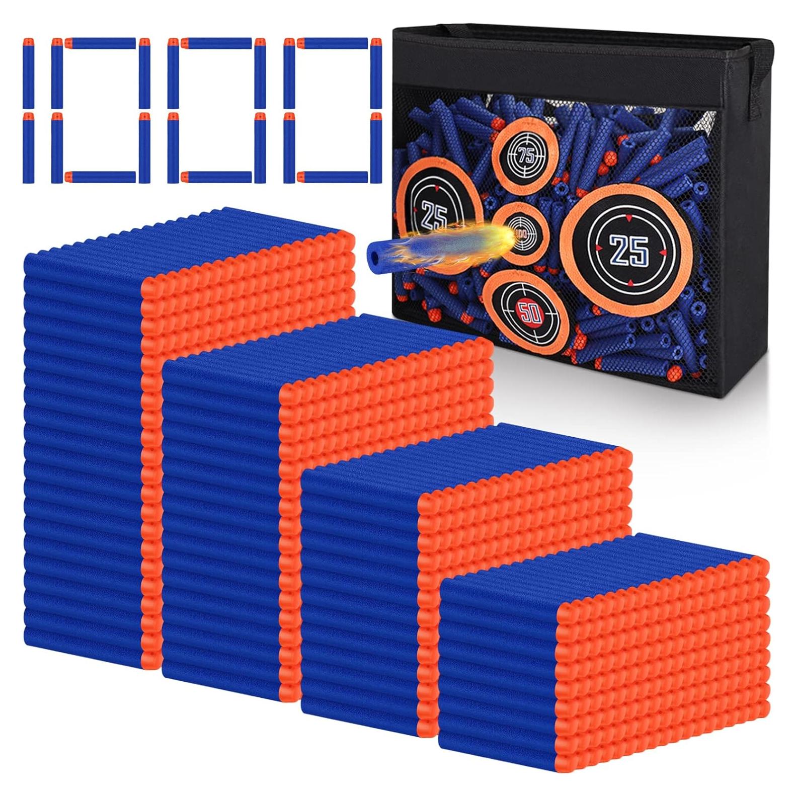 1000 Dardos de Recarga Pokiiulk para Nerf N-Strike Elite