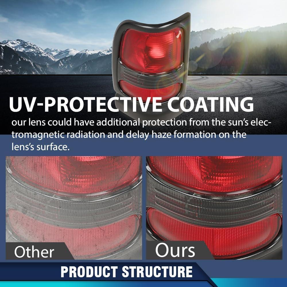 Luces Traseras PIT66 para Dodge Ram 1500 2500 3500 1994-2002