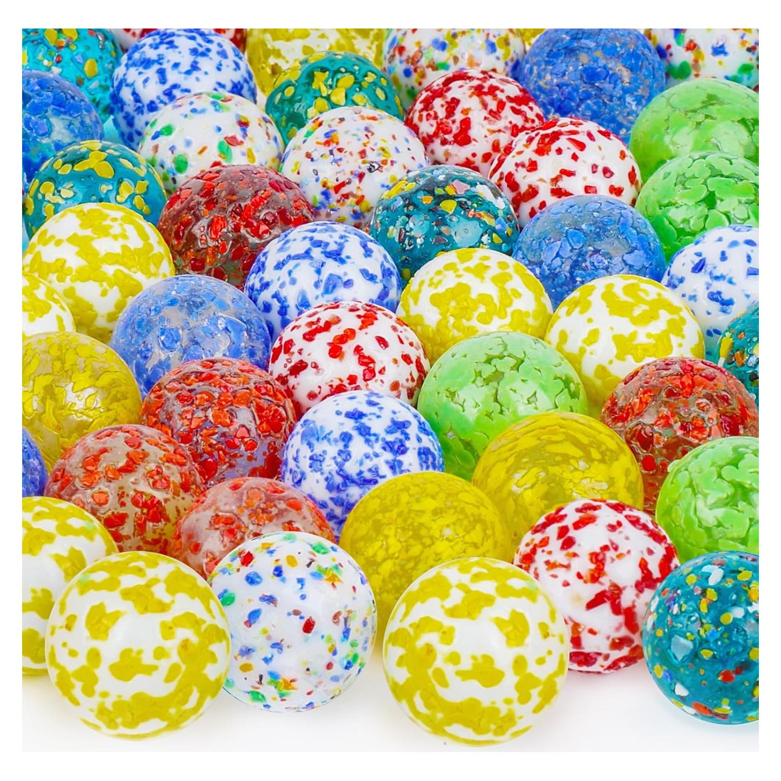 Canicas de vidrio 60PCS 3 Nutrias para juegos y manualidades