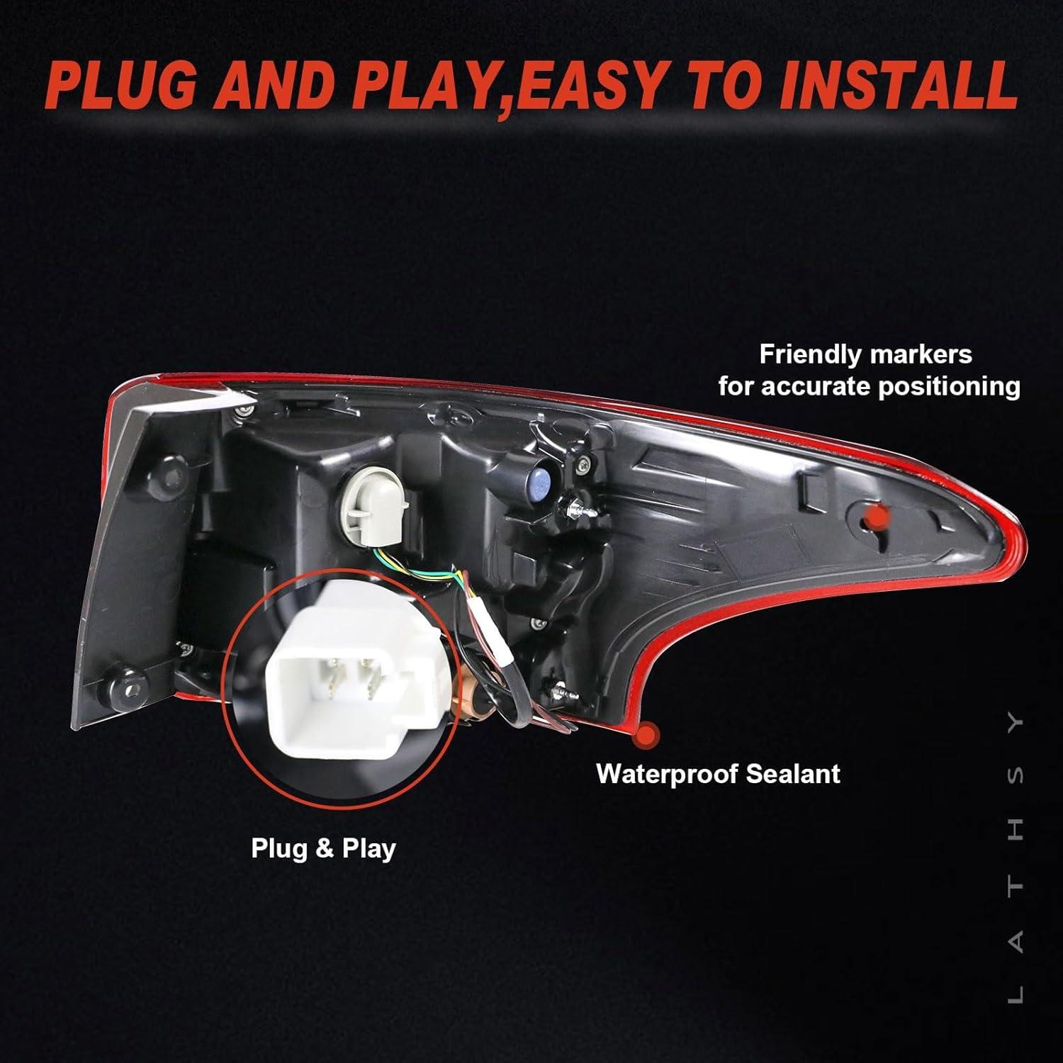 Luz Trasera LED Lathsy para Mitsubishi Outlander 2016-2021