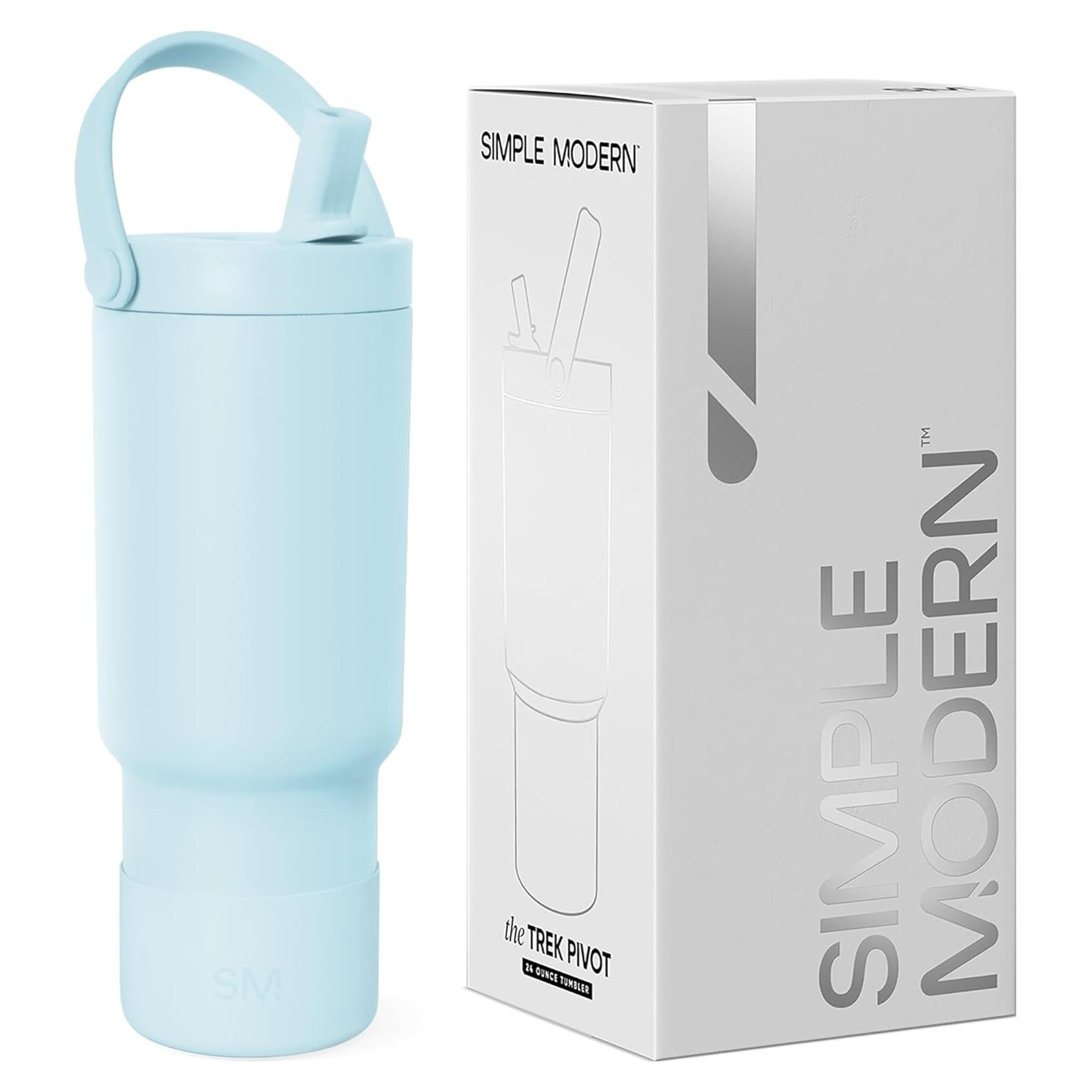 Vaso Simple Modern Trek Pivot 710ml con Asa y Popote