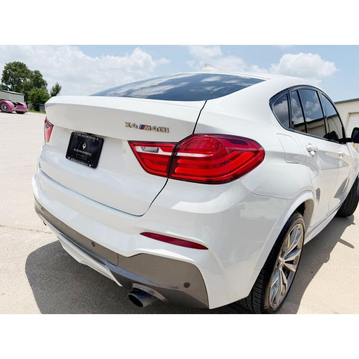 Lentes de Reflector Rojo iJDMTOY para BMW X4 2015-2018