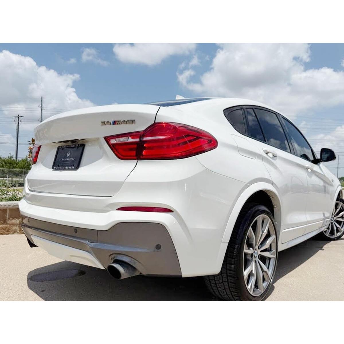 Lentes de Reflector Rojo iJDMTOY para BMW X4 2015-2018