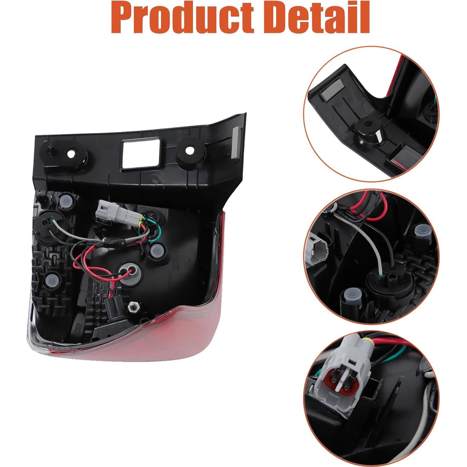 Luz Trasera Izquierda Exterior Labwork para Subaru Crosstrek 2018-2019 e Impreza 2017-2019