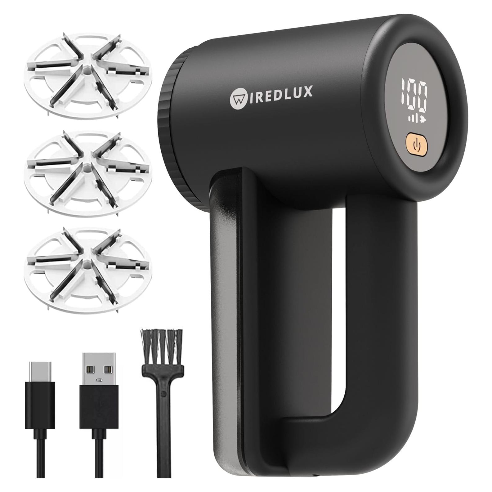 Afeitadora de tela WiredLux FS-9955A 3 velocidades USB
