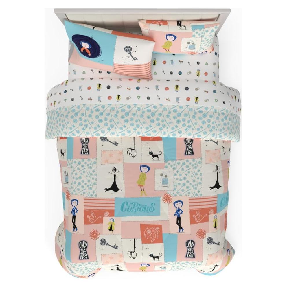 Juego de Cama Coraline Franco 7 Piezas Microfibra