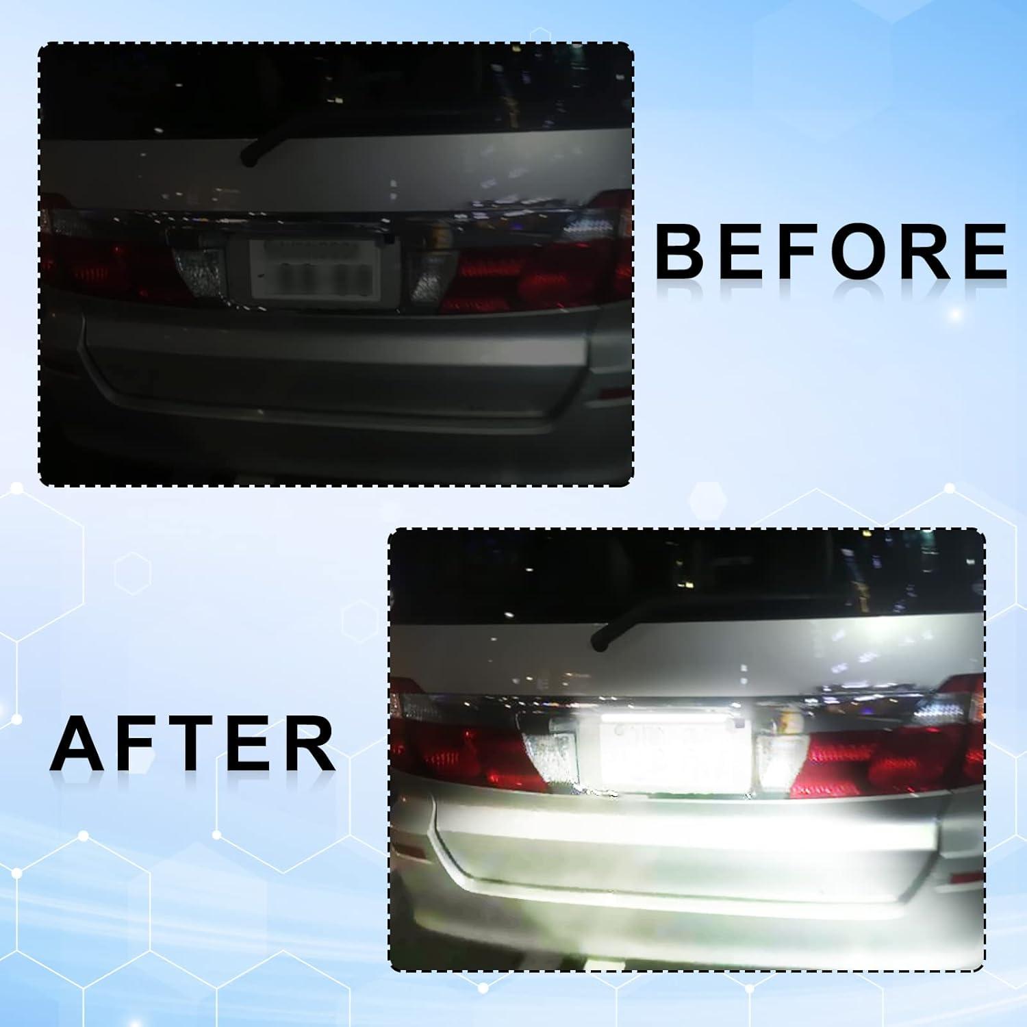 Luz de Placa de Licencia LED KEVWR 6000K Universal 12V