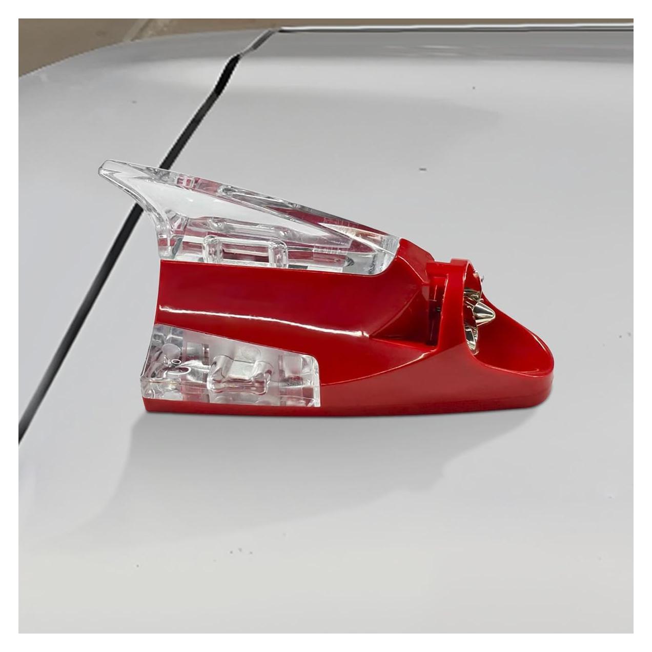 Luz LED de Techo YoRise para Coche - Aleta de Tiburón Rojo