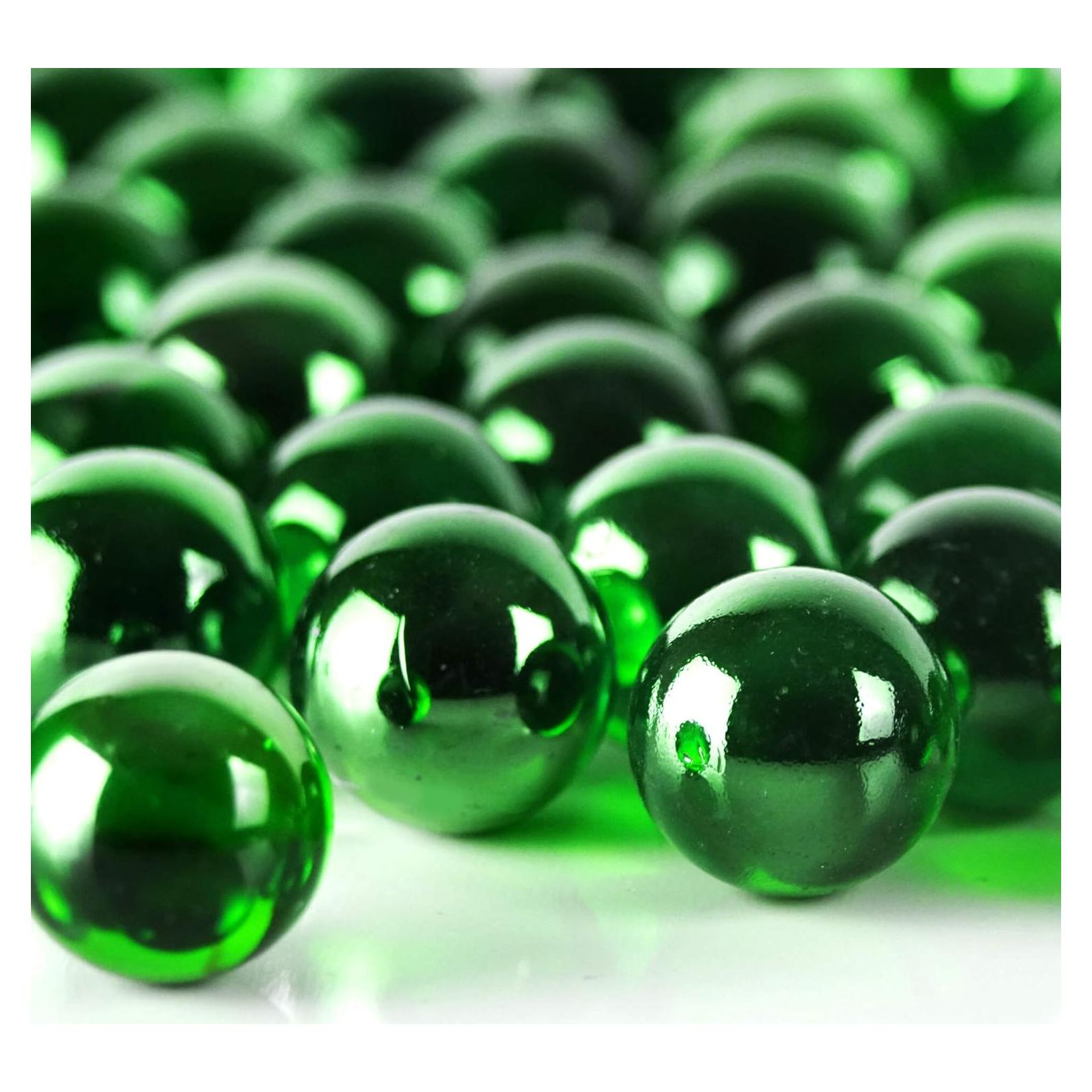 CYS EXCEL Rellenos de Jarrón de Vidrio Verde 1" 3.05 kg