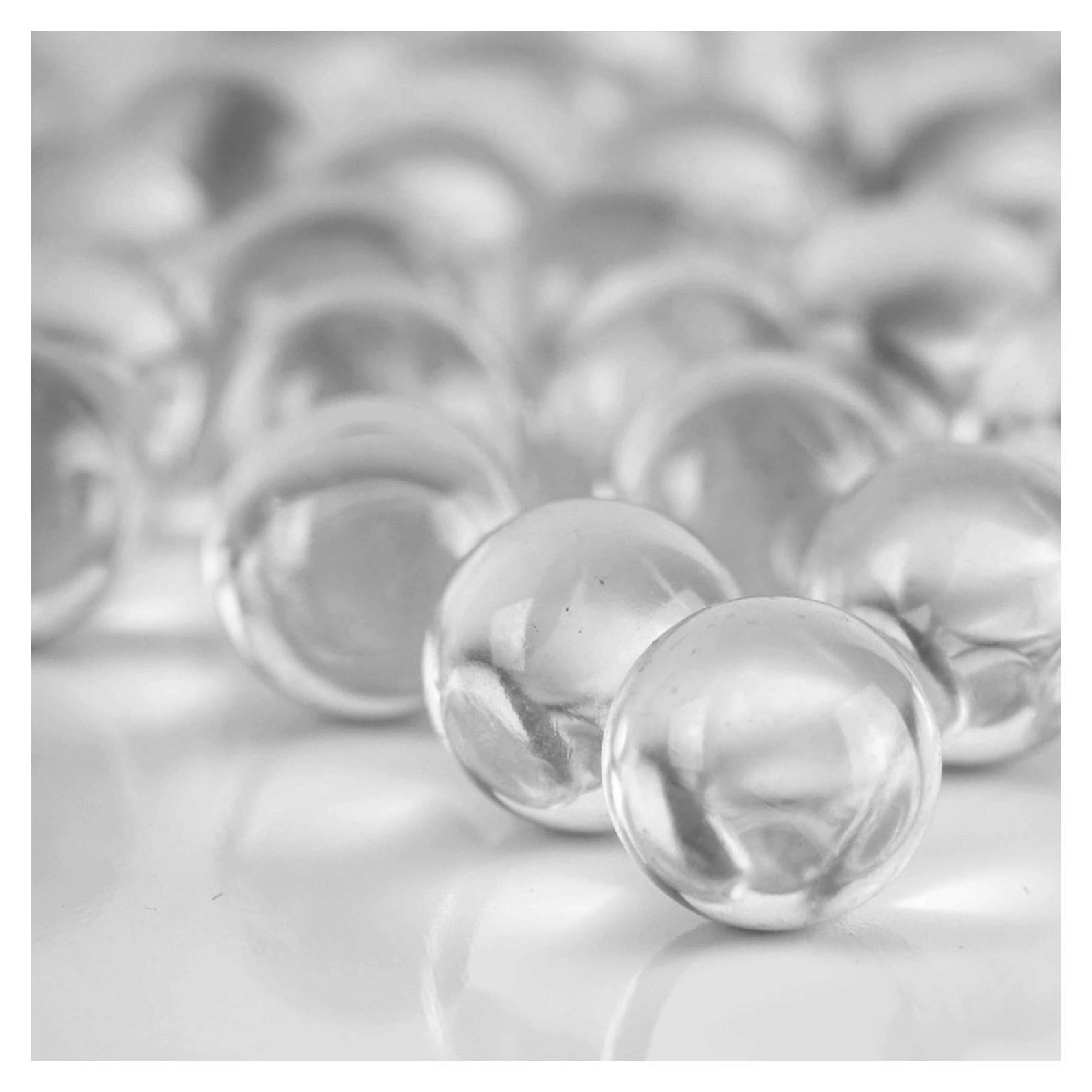 Llenadores de Jarrón CYS EXCEL 1" Vidrio Claro 18-25 Piezas