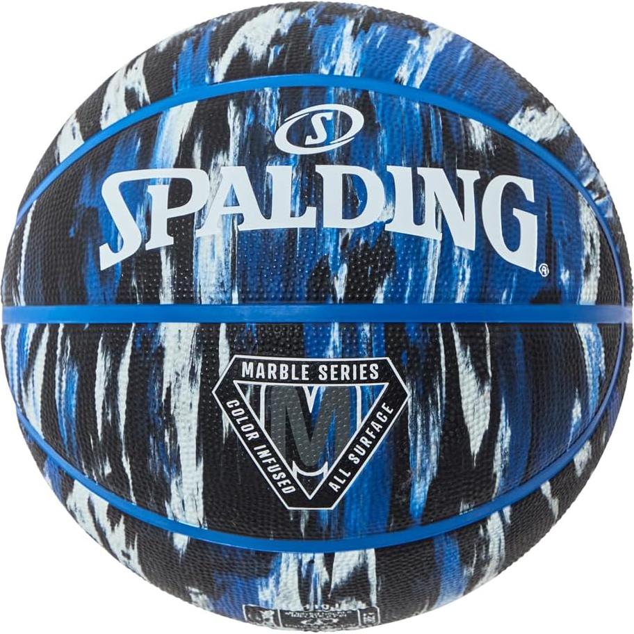 Balón de Baloncesto Spalding Mármol No. 7 Goma