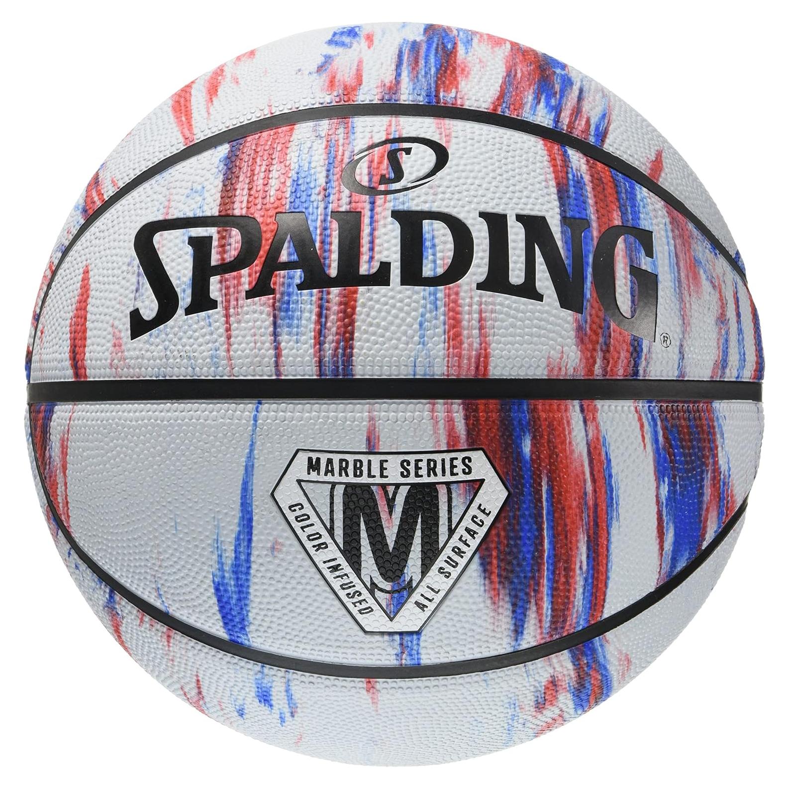 Balón de Baloncesto Spalding No. 7 Goma Mármol Adulto