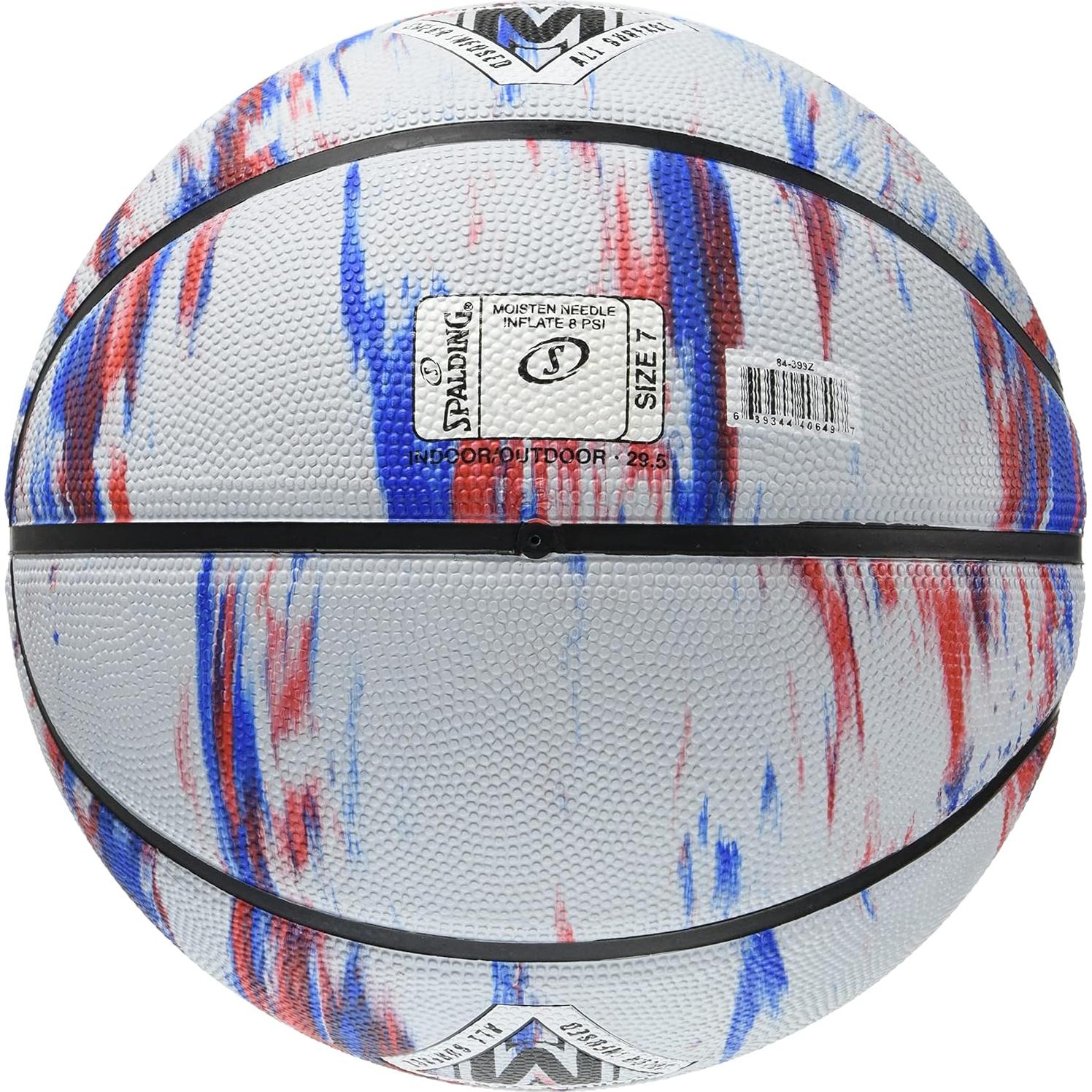 Balón de Baloncesto Spalding No. 7 Goma Mármol Adulto