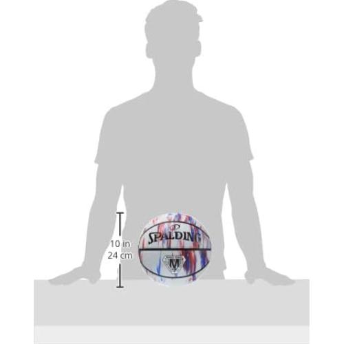 Balón de Baloncesto Spalding No. 7 Goma Mármol Adulto