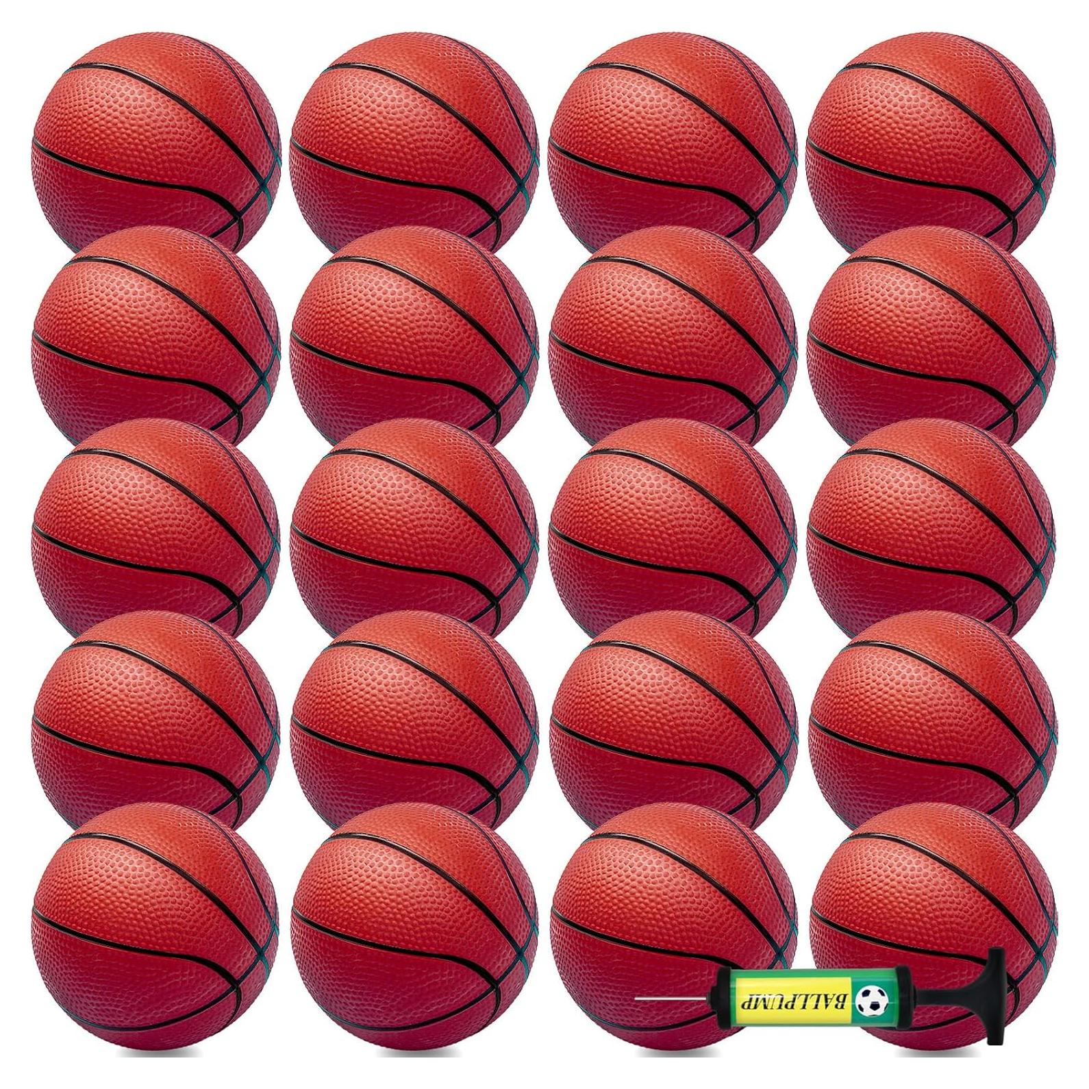 30 Balones de Baloncesto Inflables 7" PVC Oleitodh