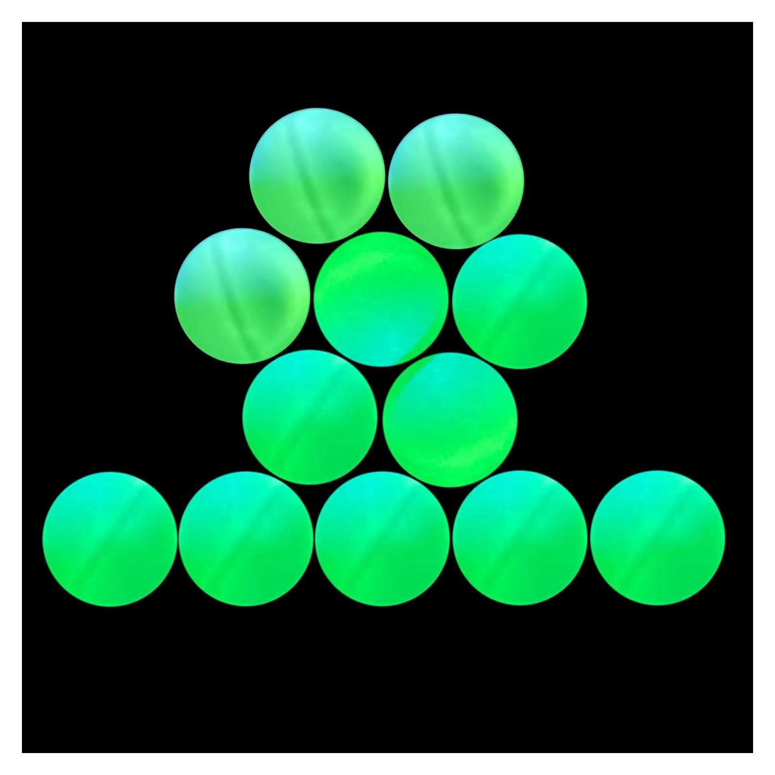 Pelotas de Ping Pong Meizhouer 12 Piezas Brillantes
