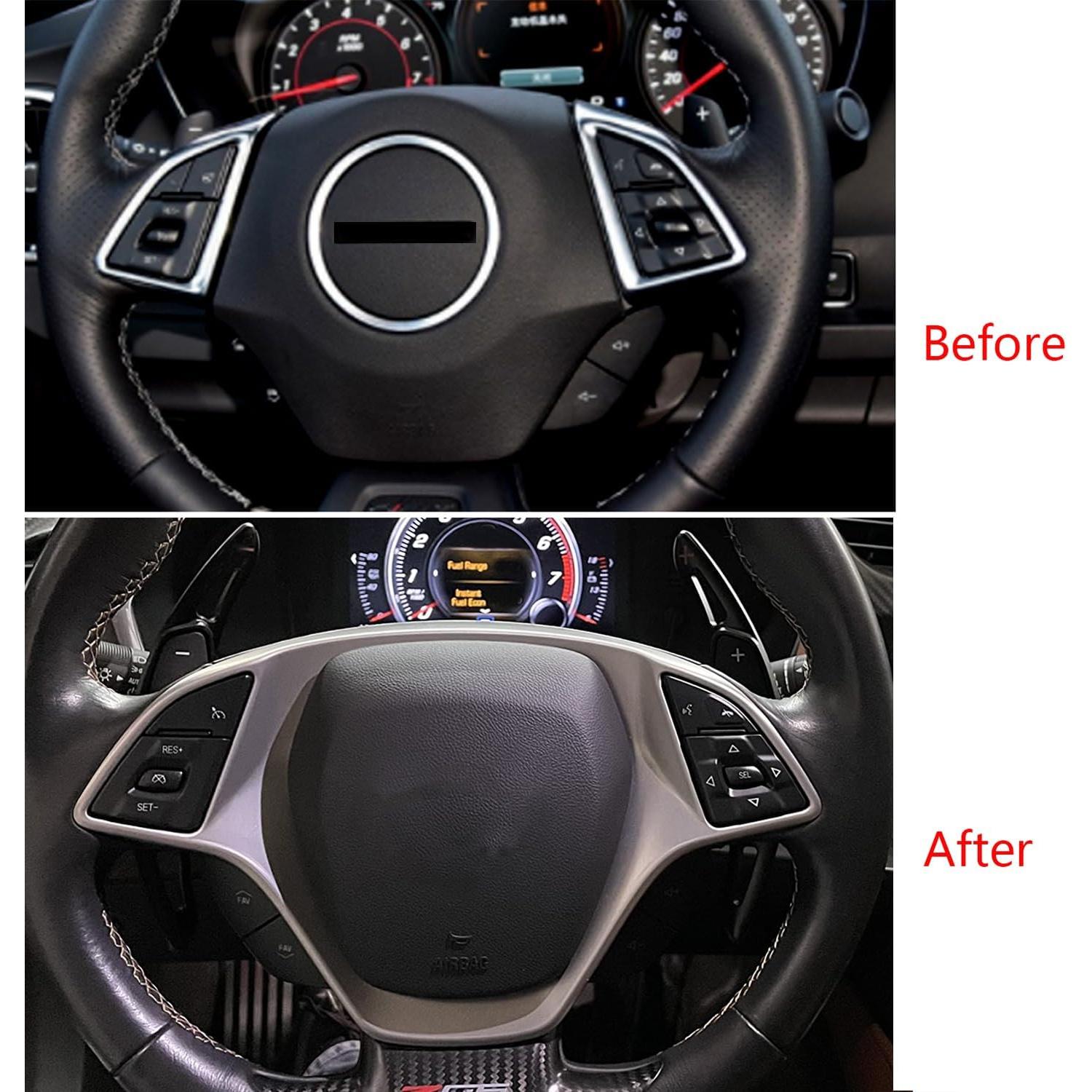 Extensiones de palanca de cambio MICROCK para Chevrolet Camaro 2016-2024 y Corvette 2014-2019