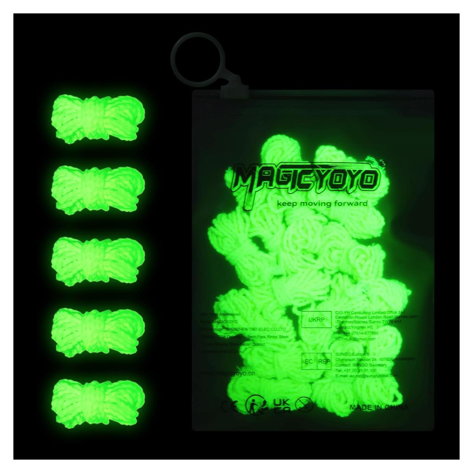 Cuerdas de Yoyo YOSTAR Amarillo Brillantes 15 Piezas