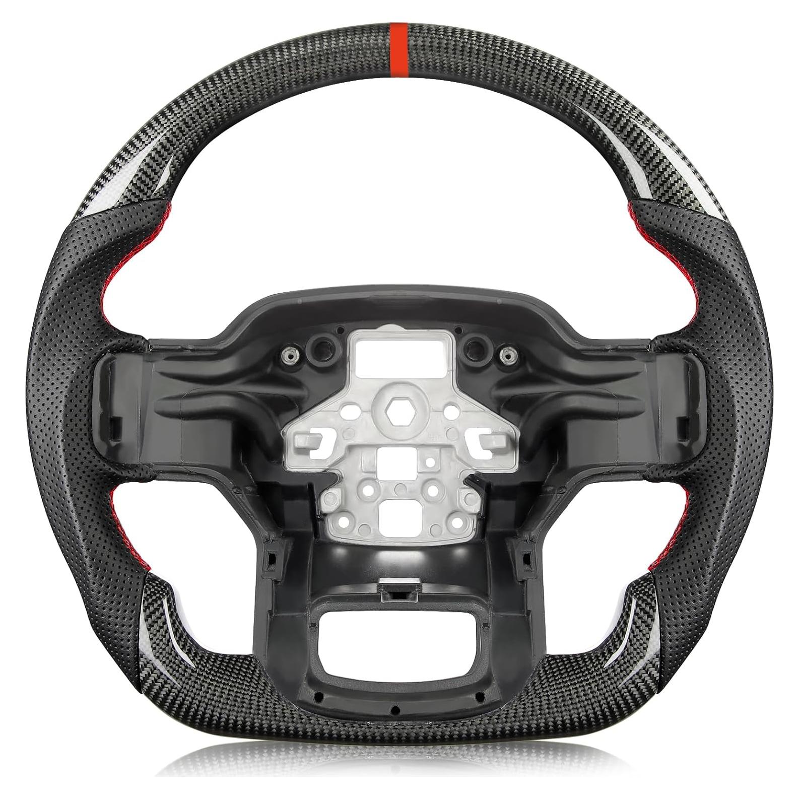 Volante de Fibra de Carbono TESFEEL para Ford F-150 2021-2024