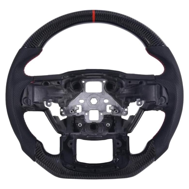 Volante de fibra de carbono LFEVOCSI para Ford F150 Raptor 2015-2020