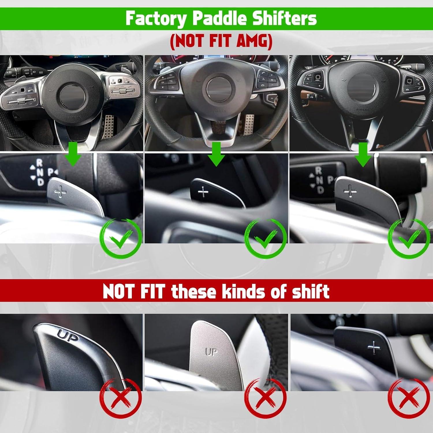 Extensiones de Palanca de Cambio x xotic tech Plata para Mercedes