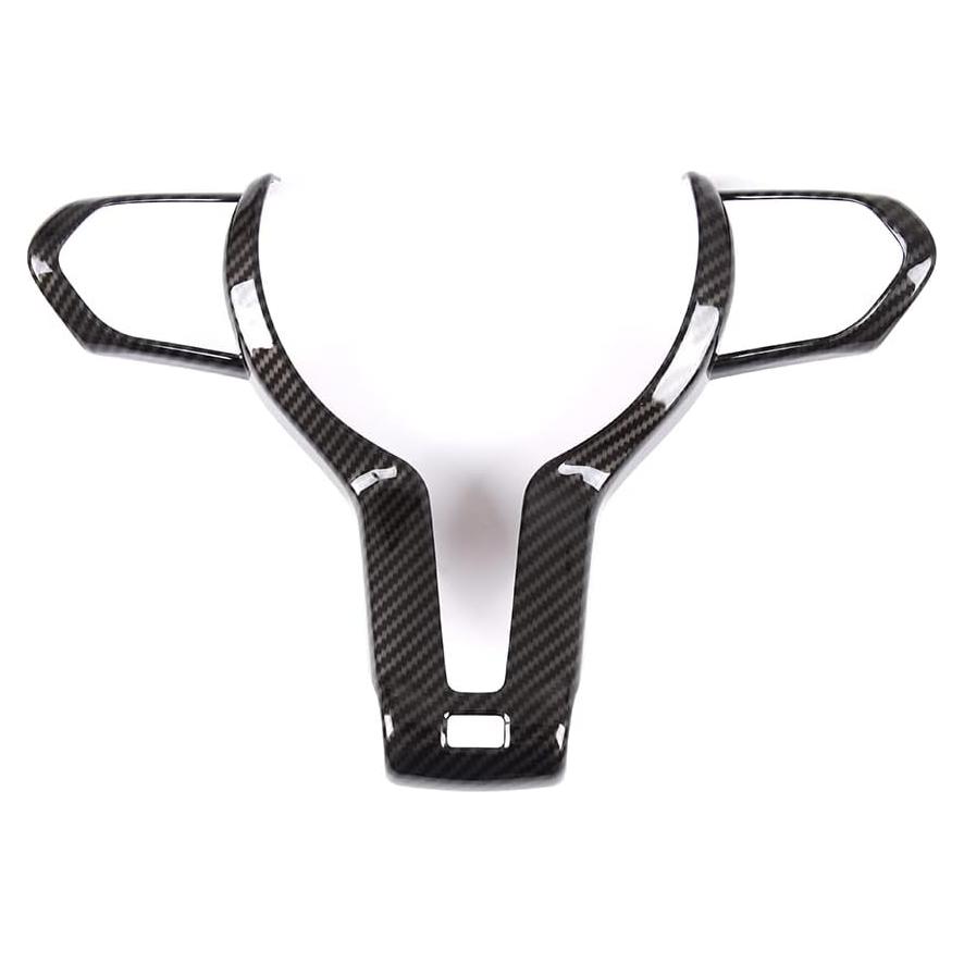 Cubierta de Botón Volante TINKI para BMW F20-F39 Fibra Carbono