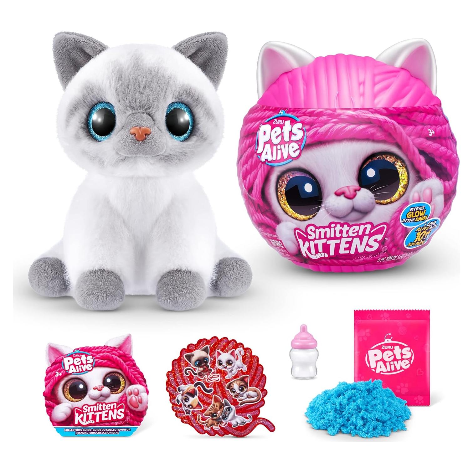 Gatito Smitten Bonnie de ZURU - Juguete Interactivo 10 Sonidos