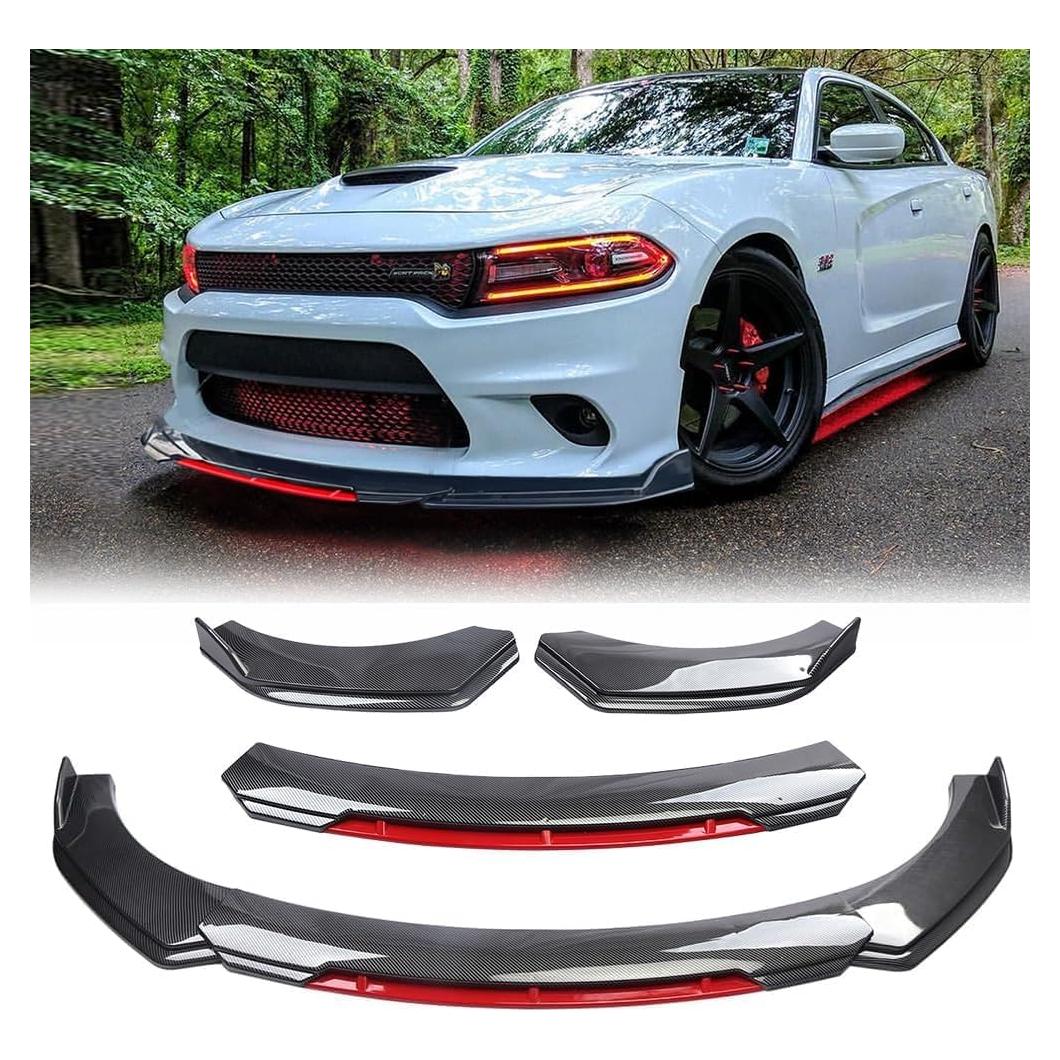 Kit Labio Parachoques Frontal Universal DREAMIZER Fibra Carbono