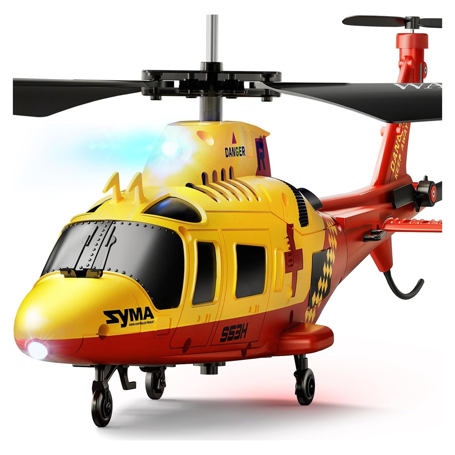 Helicóptero RC SYMA S53H Rescate Simulado 22x7x9.5 cm