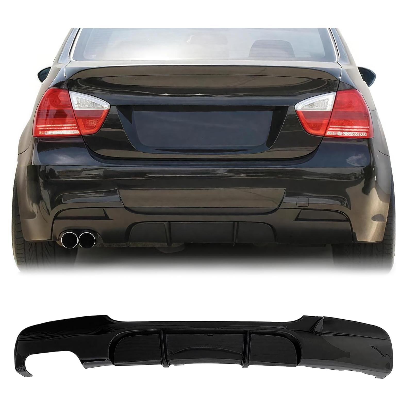 Difusor Trasero BMW M-Sport E90 E91 E92 E93 2005-2012 Doble Salida