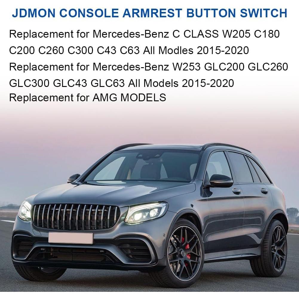 Botón de Liberación Reposabrazos Central JDMON para Mercedes-Benz