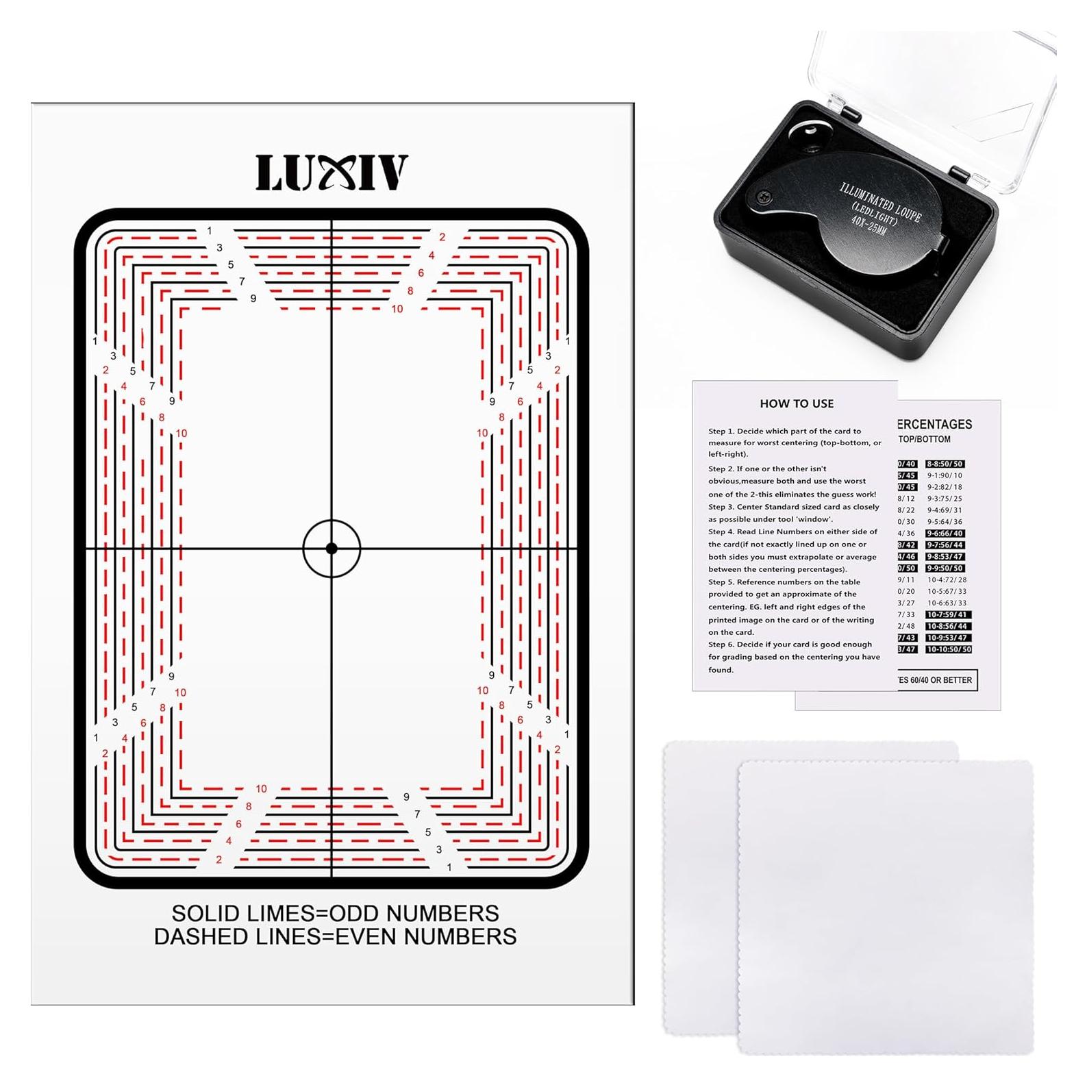 Kit de Herramientas de Calificación Luxiv 30X y Paños