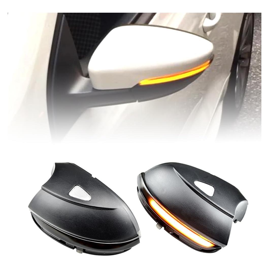 Luces de Señal de Giro LED QKLsudua para VW 2pcs Amarillo