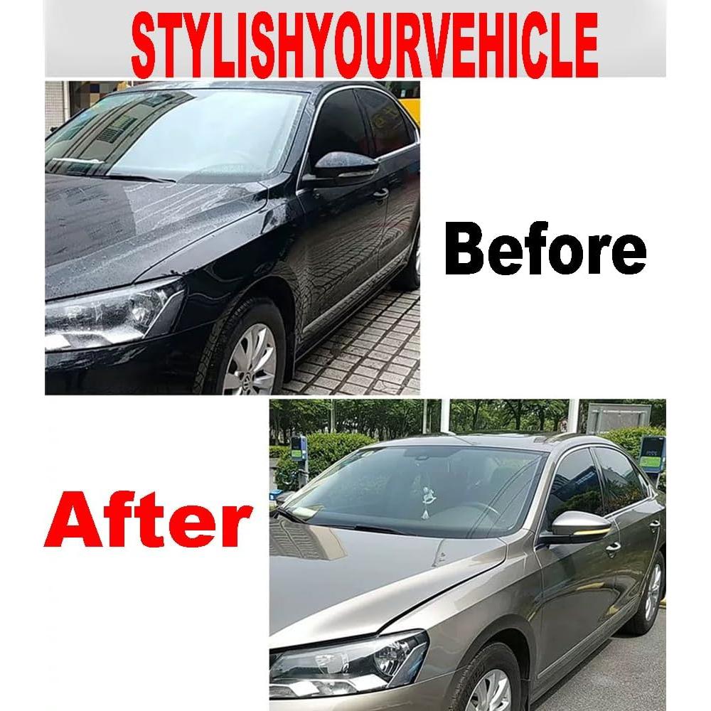 Luces de Señal de Giro LED QKLsudua para VW 2pcs Amarillo