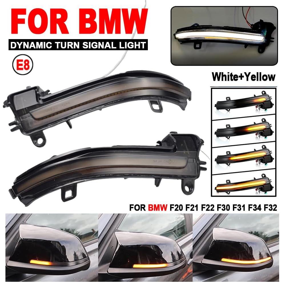 Luces de señal de giro LED dinámicas Hacreyatu para BMW