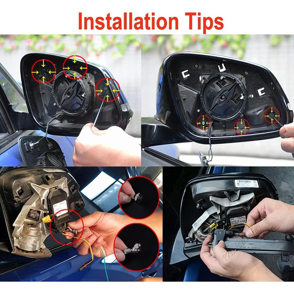 Luces de señal de giro LED Hacreyatu para BMW 1 2 3 4 Series