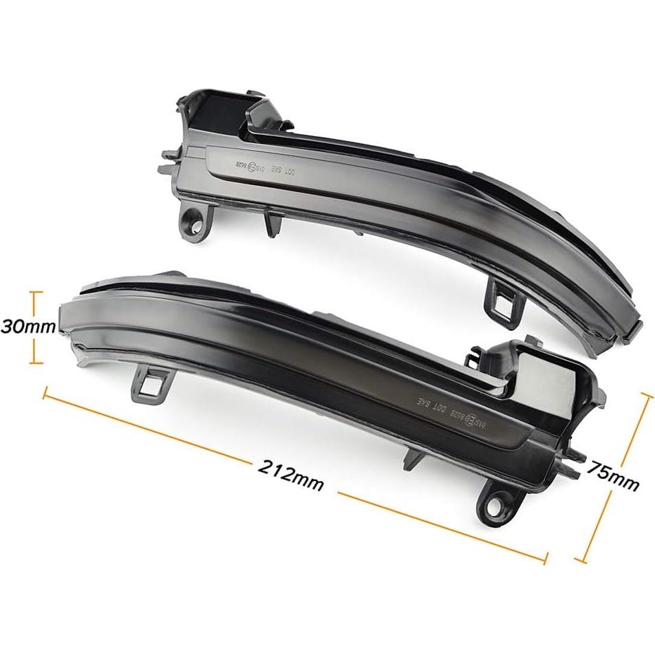 Luces de señal de giro LED Hacreyatu para BMW 1 2 3 4 Series