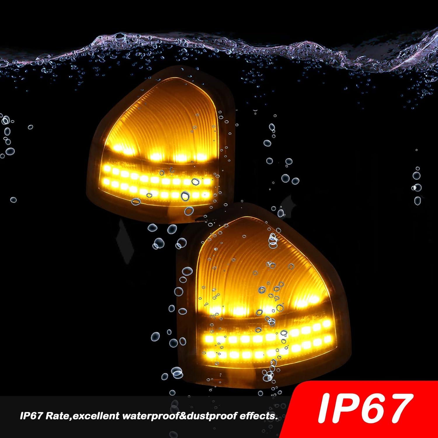 Luces de Marcador LED Secuenciales KEEGTBOX para Dodge Ram 2010-2018