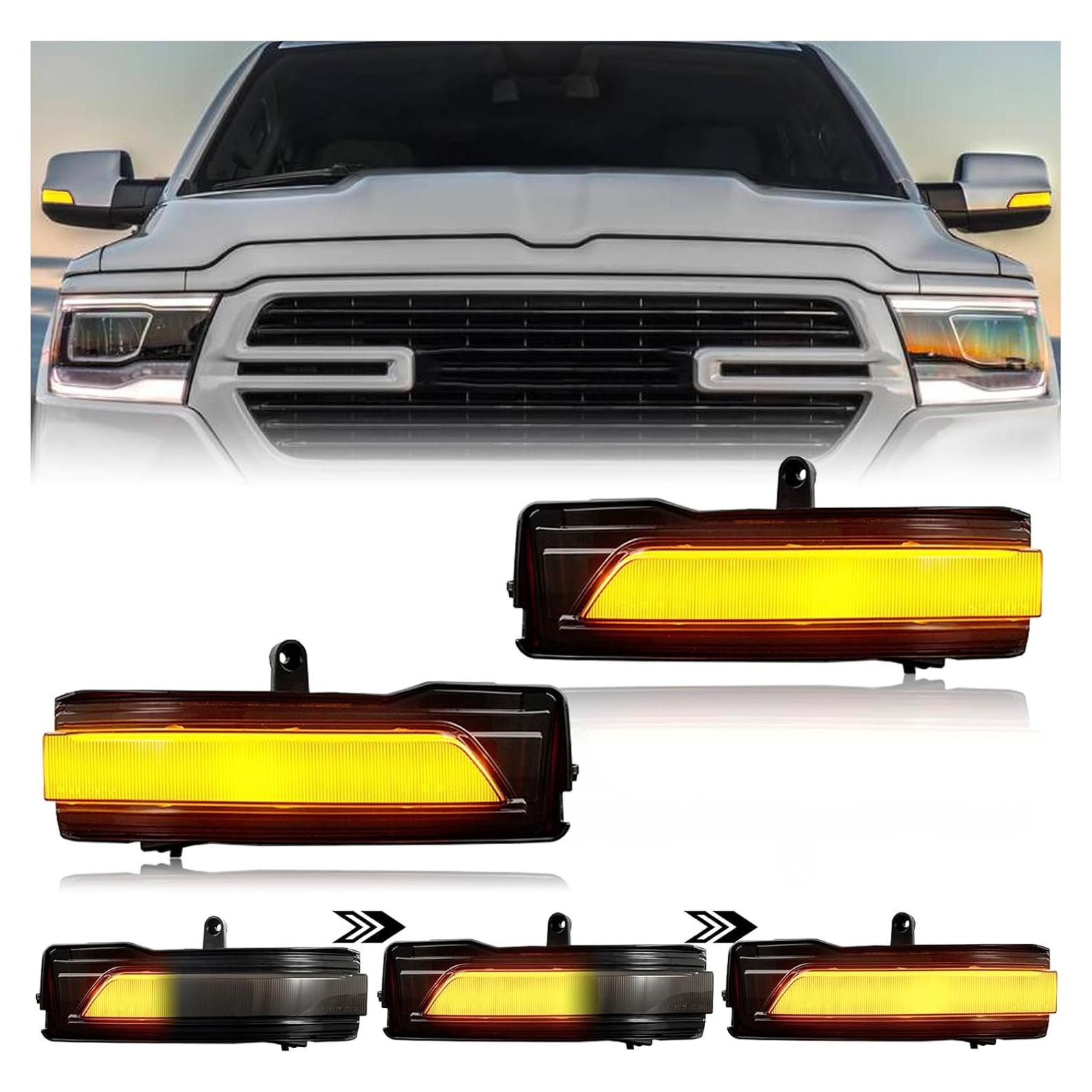 Luces LED Secuenciales Ahumadas KEEGTBOX para Dodge Ram 1500 2019-2023