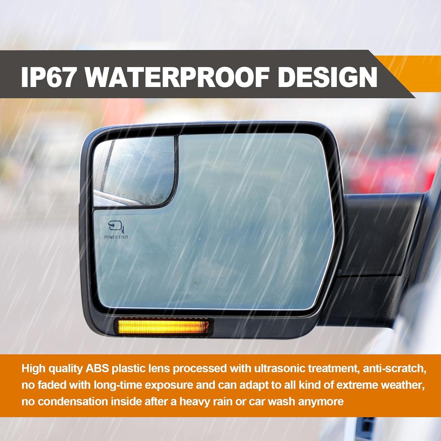 Luces de Señal de Giro LED Secuencial Vrasly para Ford 2004-2014