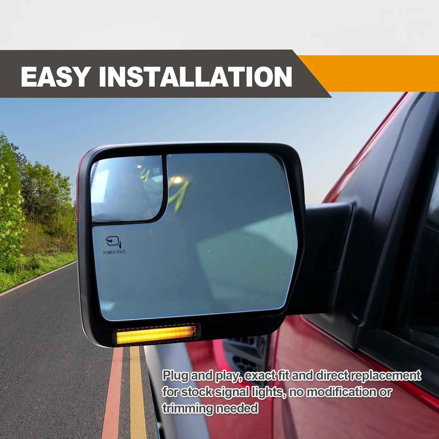 Luces de Señal de Giro LED Secuencial Vrasly para Ford 2004-2014