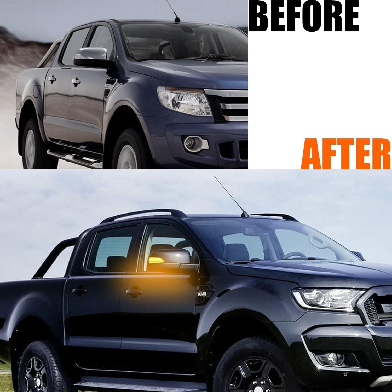 Luces de señal de giro LED GafeSkui para Ford Ranger 2014-2020