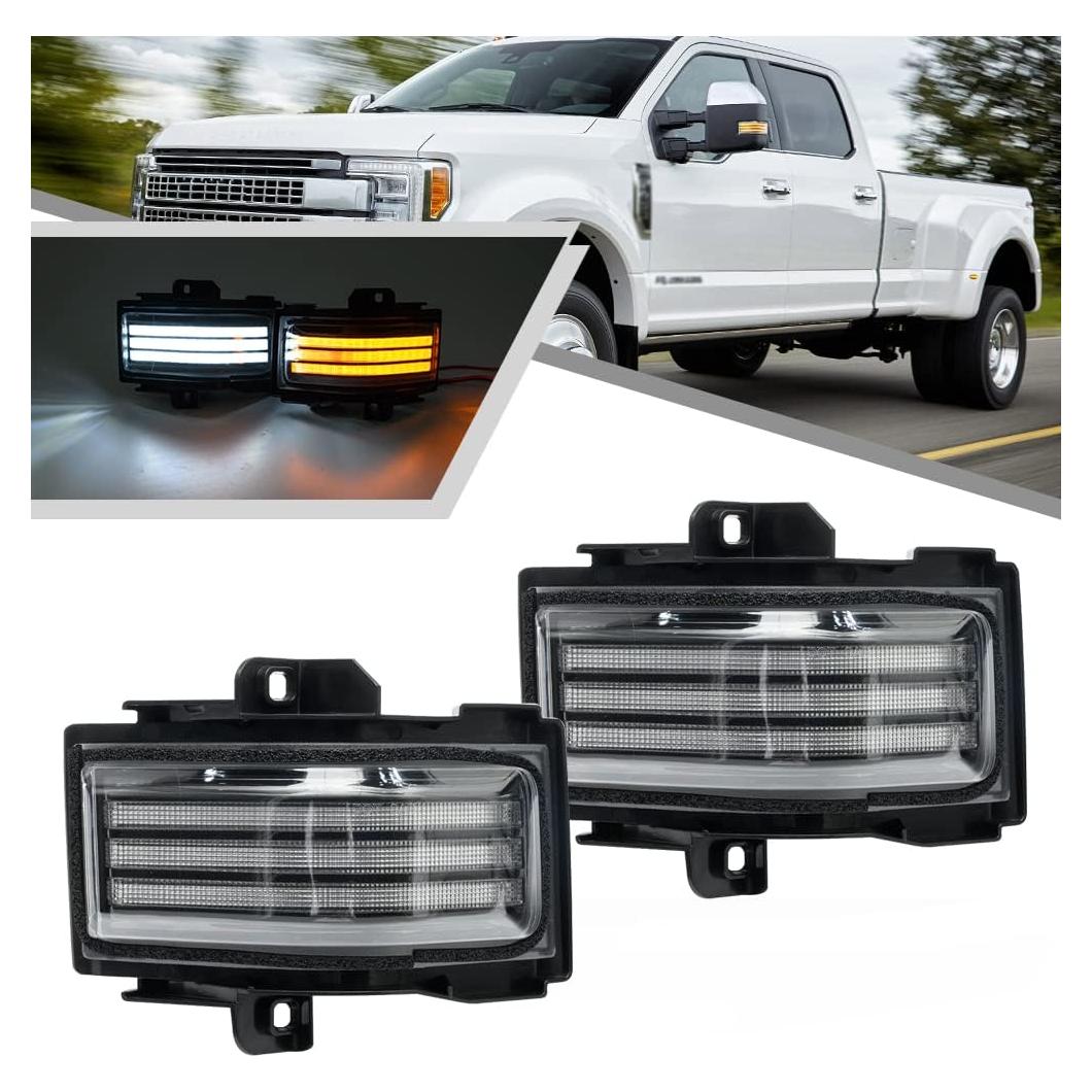 Luces de Espejo Lateral LED Ford F150 F250 F350 2015-2023