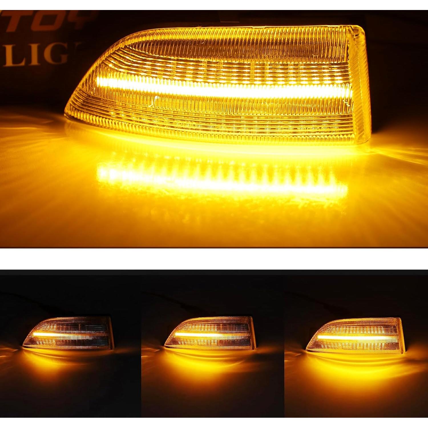 Luz de Señal de Giro LED Dinámico iJDMTOY para Ford Ranger 2019-2023