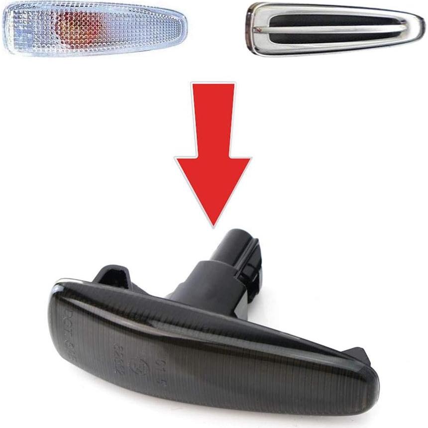 Luz de Marcador Lateral LED iJDMTOY Ámbar Secuencial para Mitsubishi