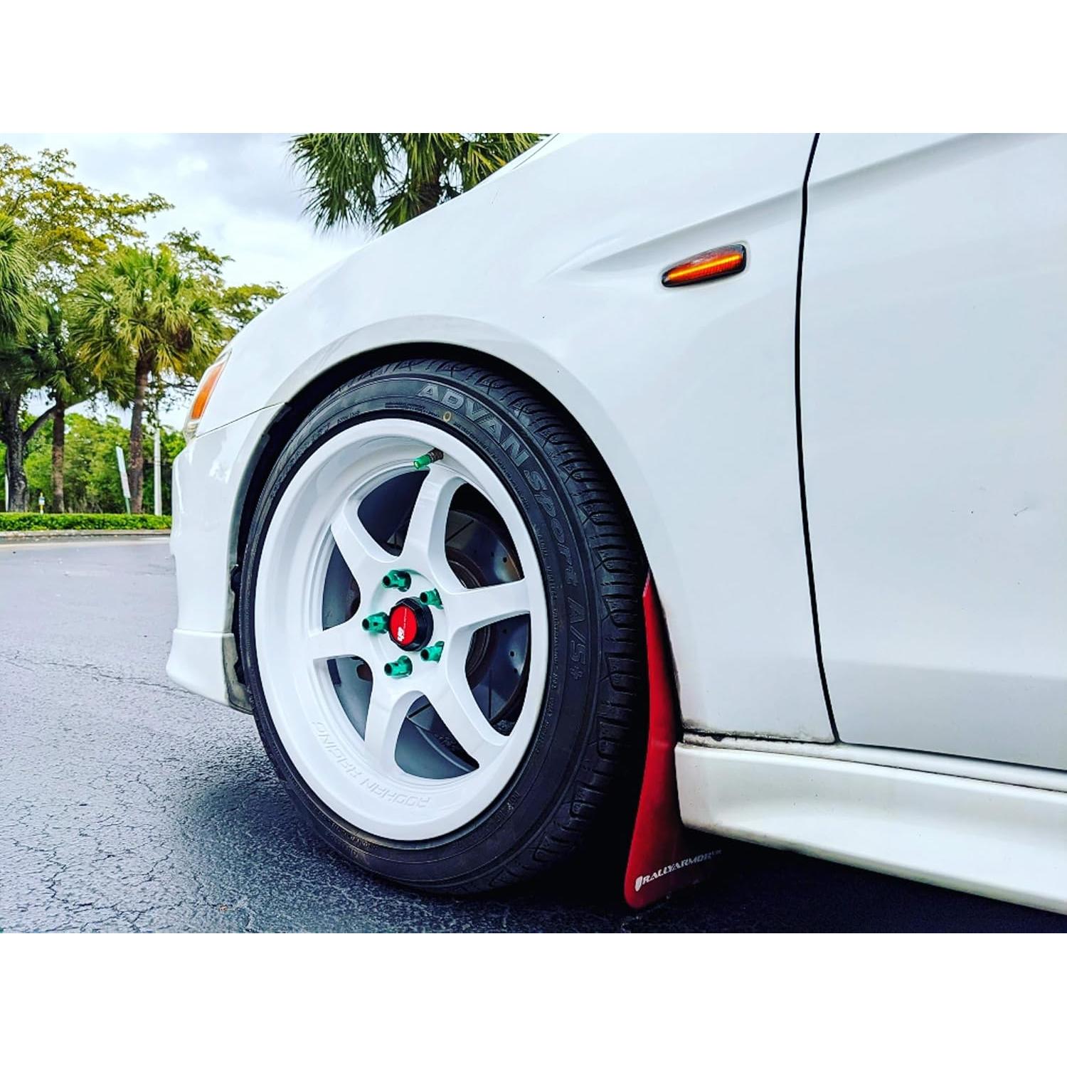 Luz de Marcador Lateral LED iJDMTOY Ámbar Secuencial para Mitsubishi