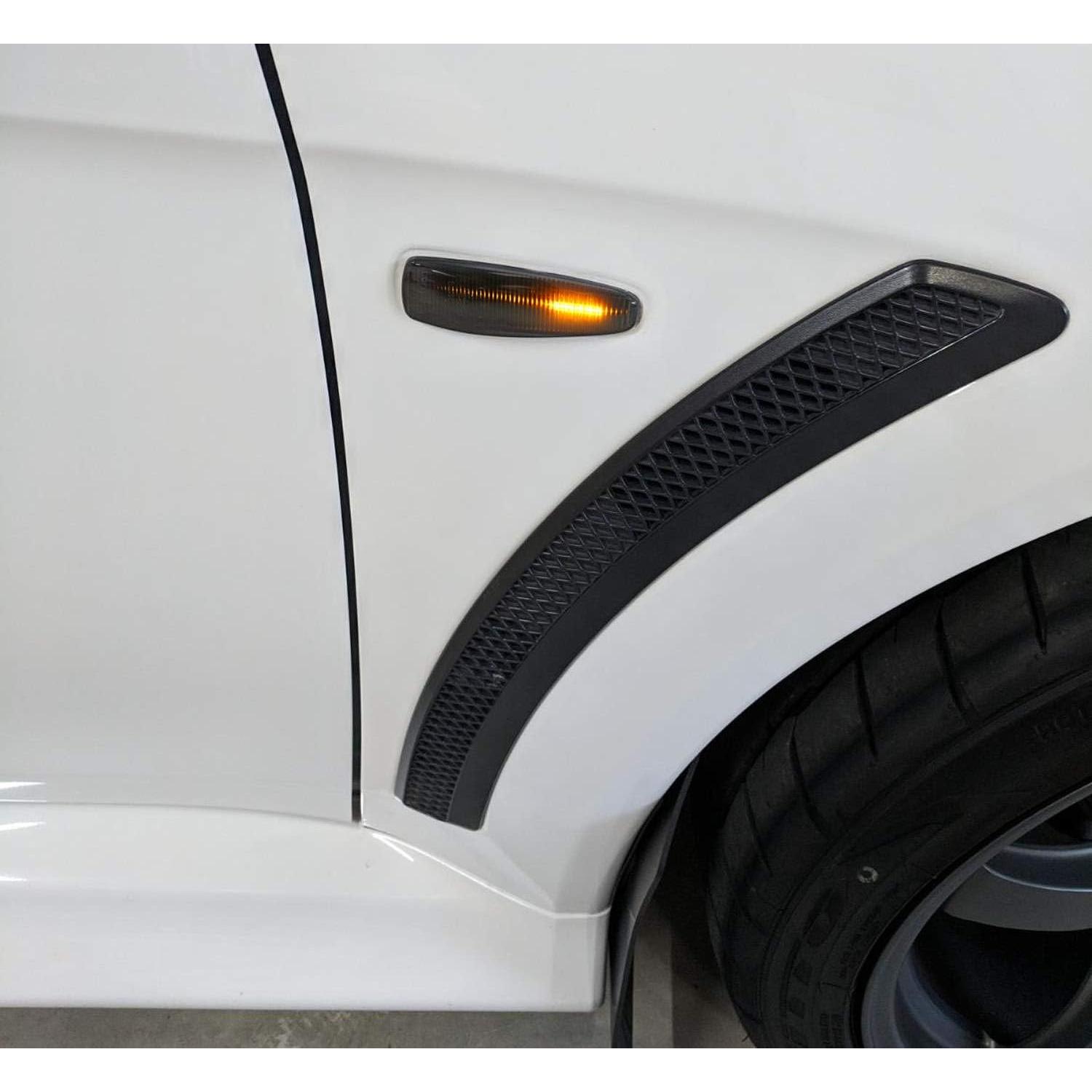 Luz de Marcador Lateral LED iJDMTOY Ámbar Secuencial para Mitsubishi